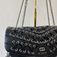 Black bag with silver details