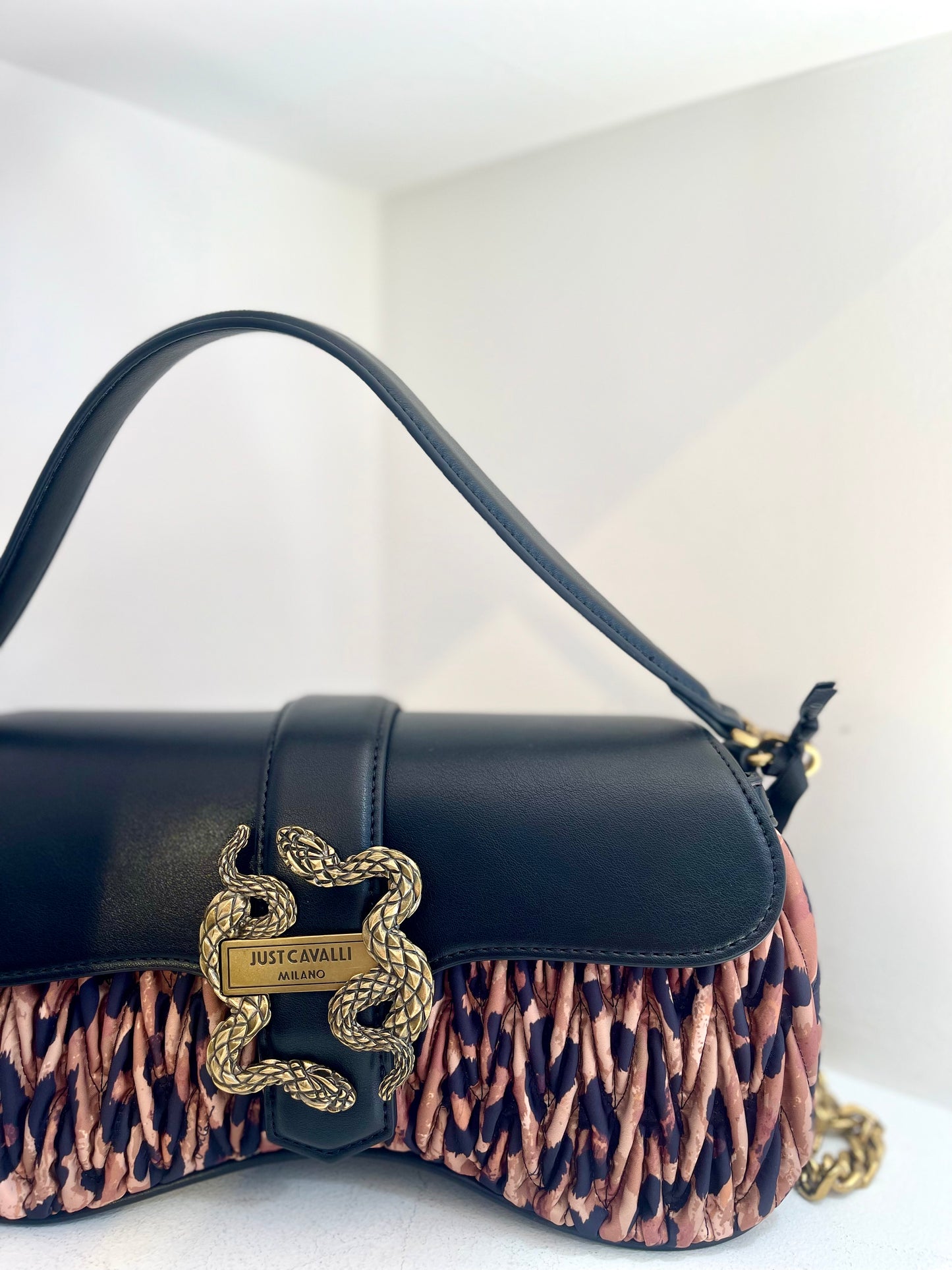 Animal print snake purse