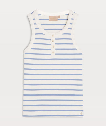 DIEDE slim fit tanktop in ribbed fabric