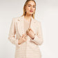 Dominic fitted blazer with lurex