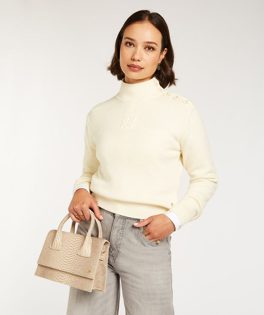 GABY regular fit sweater with wool