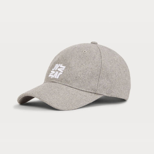 ICHEL cap with logo - grey melange