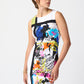 Multi-coloured Mixed Print Dress Style