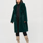 Faux Fur Straight Coat