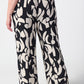 Two-tone Wide Leg Pants