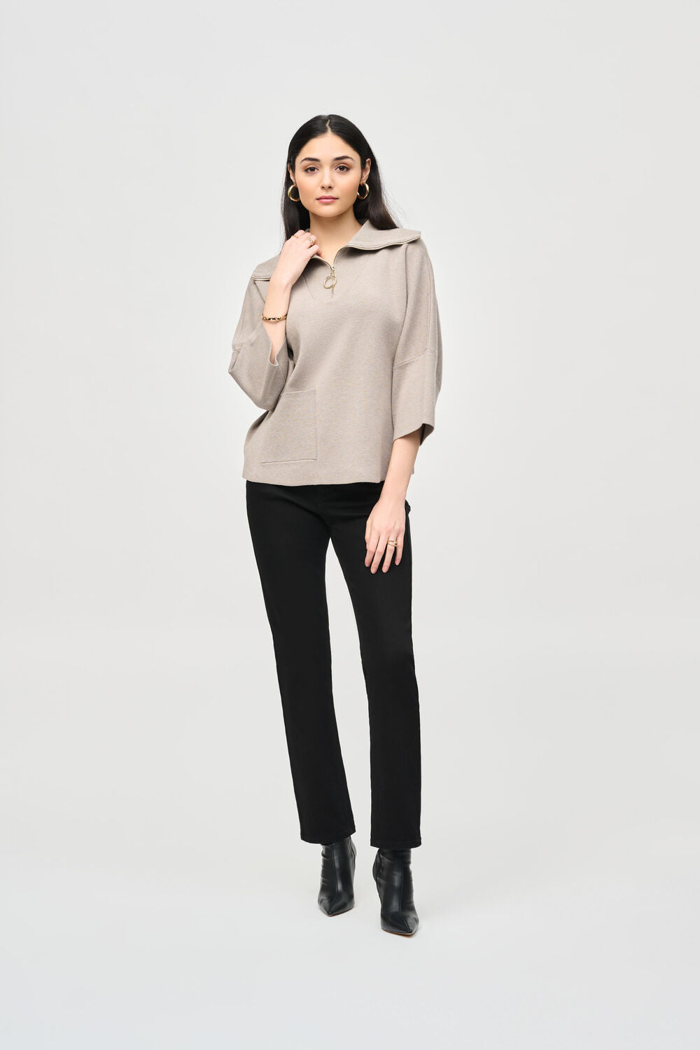 Oversized Cutaway Dolman Top