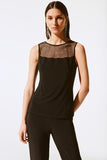 Mesh Sleeveless Top Style