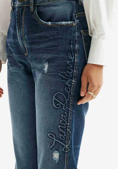 Calça jeans luna mom