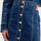 Saia jeans comfort super high