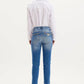 Calça jeans skinny high