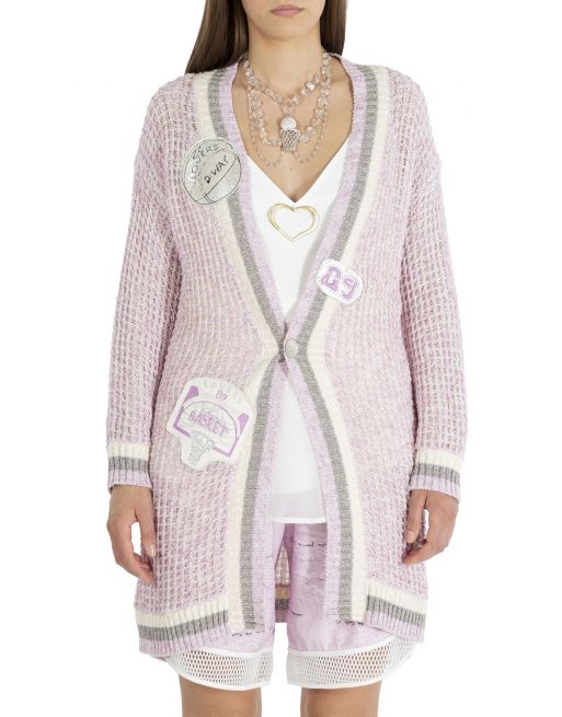 Cardigan de malha longa