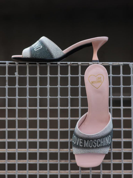 Love Moschino sparkle mule