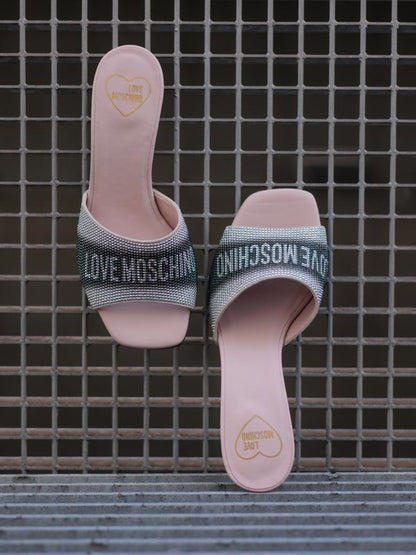 Love Moschino sparkle mule