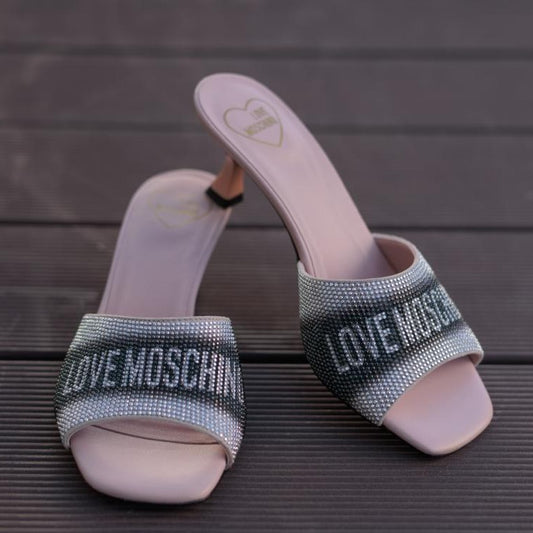 Love Moschino sparkle mule